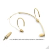 Kép 1/5 - SOUNDSATION VISAGE-C01B BG - Kardioid headset mikrofon, 3,5mm-es biztonsági záras jack csatlakozóval, beige színben