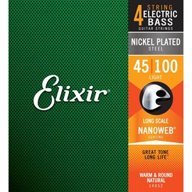 Elixir NanoWeb (14052) 045-100 Light basszusgitár húrkészlet