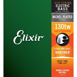 Elixir NanoWeb (15433) 5th .130 Light XL B basszusgitár húr