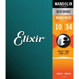 Elixir NanoWeb (11500) Mandolin 10-34 Light húrkészlet