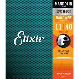 Elixir NanoWeb (11525) Mandolin 11-40 Medium húrkészlet