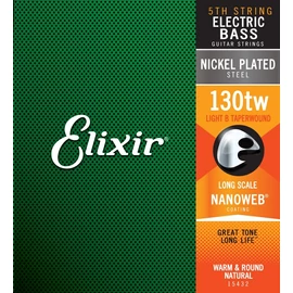 Elixir NanoWeb (15432) 5th .130TW Light B basszusgitár húr