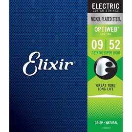 Elixir OptiWeb (19007) 9-52 7- String Super Light elektromos húrkészlet