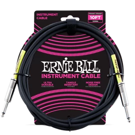 Ernie Ball Ernie Ball PVC Hangszerkábel 3m Egyenes