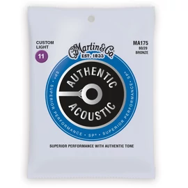 MARTIN MA175 - Authentic Acoustic SP® 80/20 Bronze, Custom Light