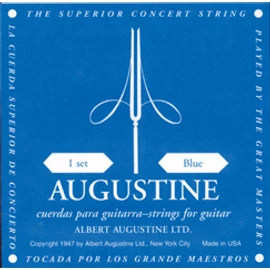 AUGUSTINE BLUE SETS - Classic Blue classical guitar set High Tension