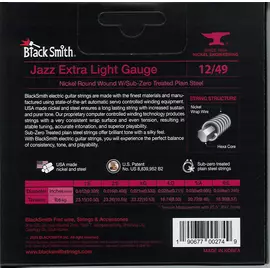 BlackSmith Electric, Jazz Extra Light 12-49 húr