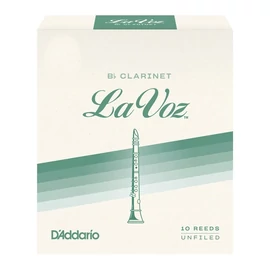 D'Addario RCC10MS La Voz Bb klarinét nád (Méret: Medium-Soft)