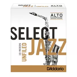 D'Addario RRS10ASX3H Select Jazz Altszaxofon nád, Unfiled (Méret: 3 Hard)