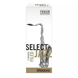 D'Addario RSF05TSX4H Select Jazz Tenorszaxofon nád, Filed (Méret: 4 Hard)