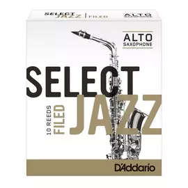 D'Addario RSF10ASX2M Select Jazz Altszaxofon nád, Filed (Méret: 2 Medium)