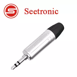 Seetronic MTP3C Sztereo 3.5 jack dugó, fémházas