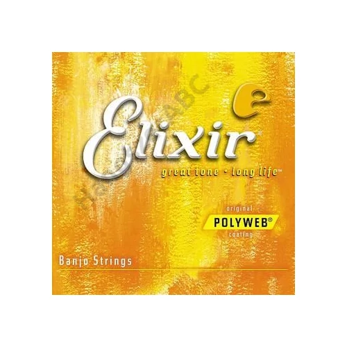 Elixir PolyWeb (11650) Banjo 10-23 Medium húrkészlet