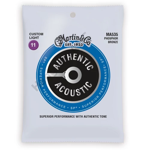 MARTIN MA535 - Authentic Acoustic SP® 92/08 Phosphor Bronze, Custom Light