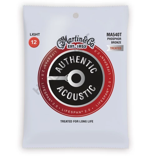 MARTIN MA540T - Authentic Acoustic Lifespan® 2.0, 92/8 Phosphor Bronze, Light