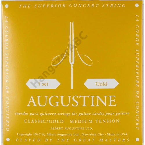 AUGUSTINE GOLD SETS - Classic Gold classical guitar set Medium Tension