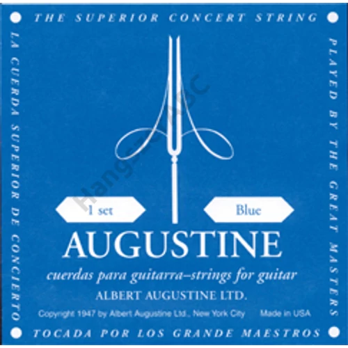 AUGUSTINE BLUE SETS - Classic Blue classical guitar set High Tension