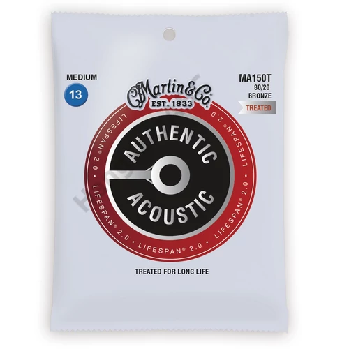 MARTIN MA150T - Authentic Acoustic Lifespan® 2.0, 80/20 Bronze, Medium