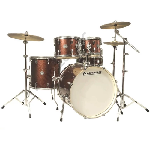 Ludwig-LCF50P025 Element Pop set - Red Sparkle - Kifutó termék (20-10-12-14-14S)