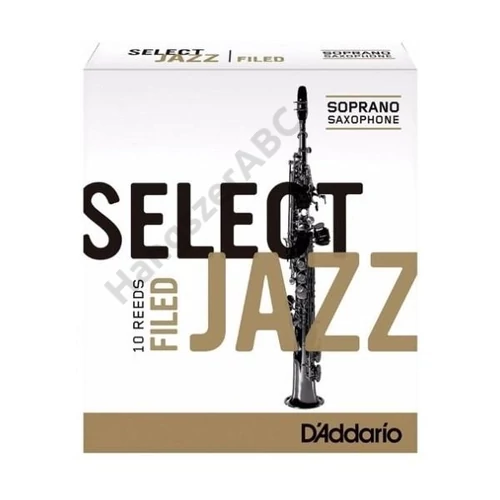 D'Addario RSF10SSX3M Select Jazz Szopránszaxofon nád, filed (Méret: 3 Medium)